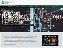 Tablet Screenshot of precisionit.co.in